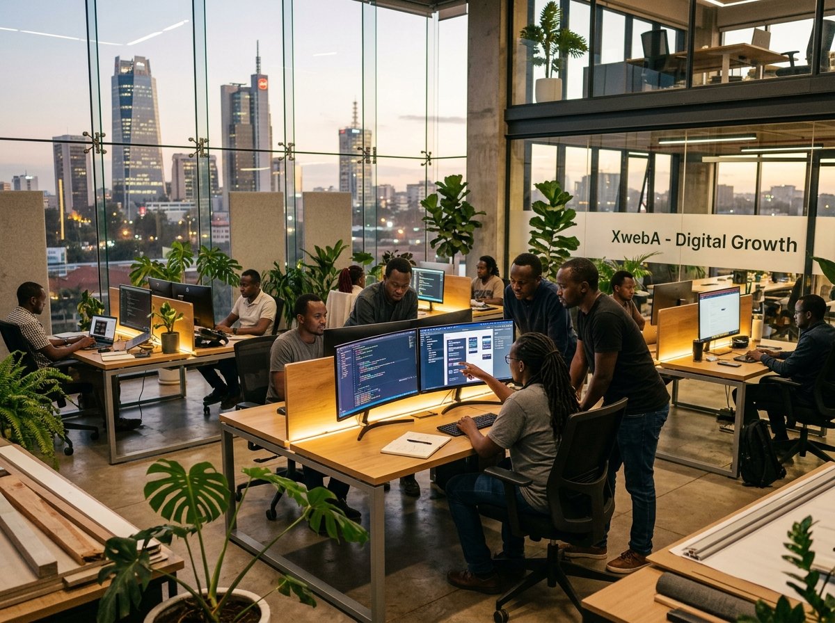 XwebA digital growth studio in Nairobi with software engineers and designers