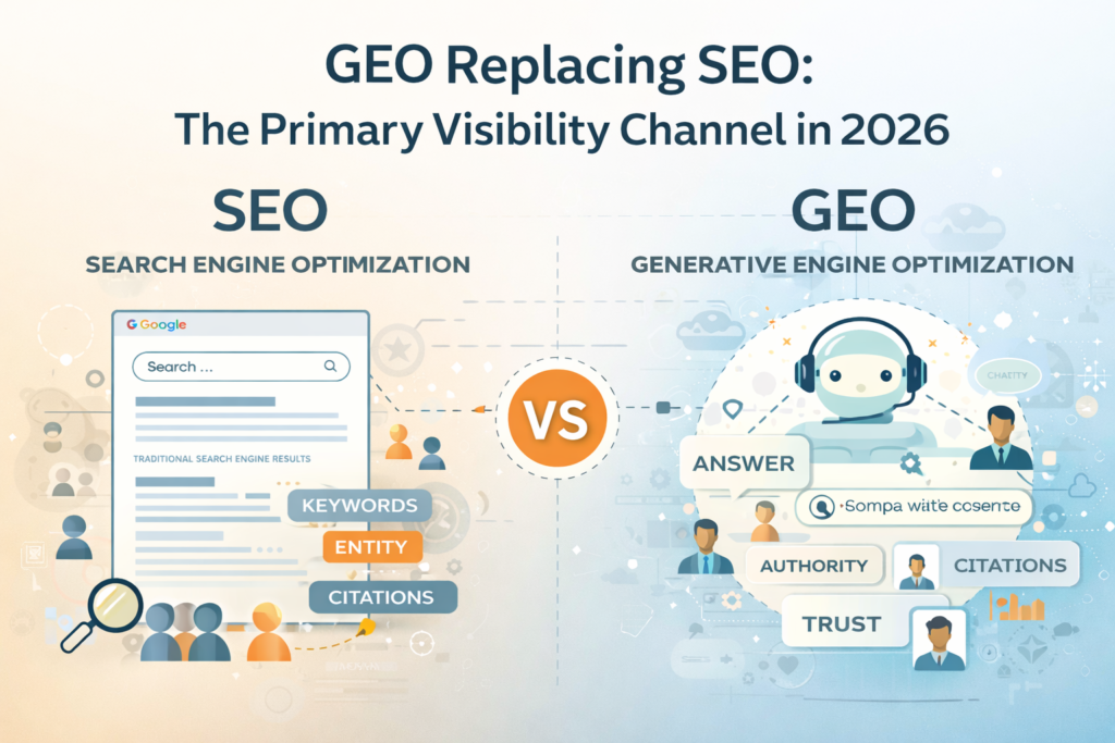 Why GEO Will Replace SEO as the Primary Visibility Channel in 2026